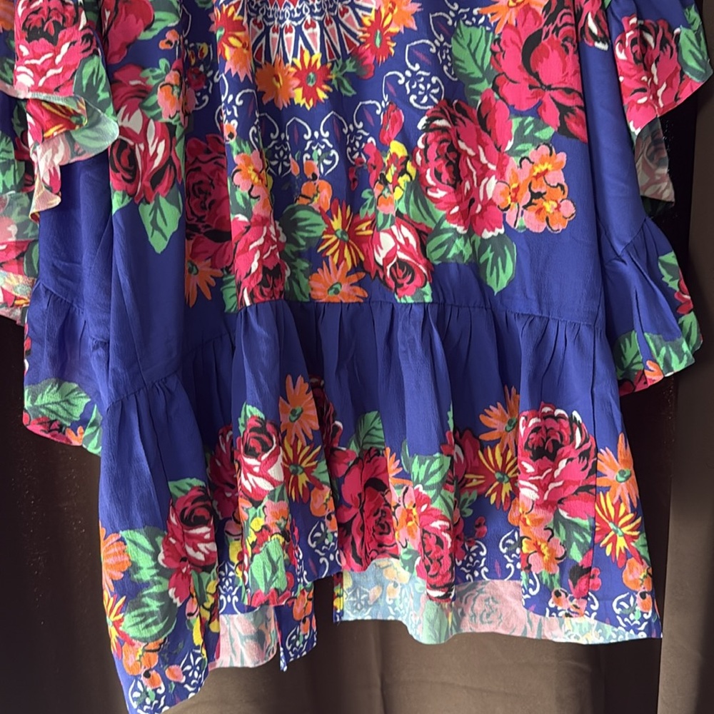 Umgee Multicolor Floral Open Kimono - Picture 3 of 4